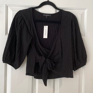 NWT Francesca’s Black Top Size Small